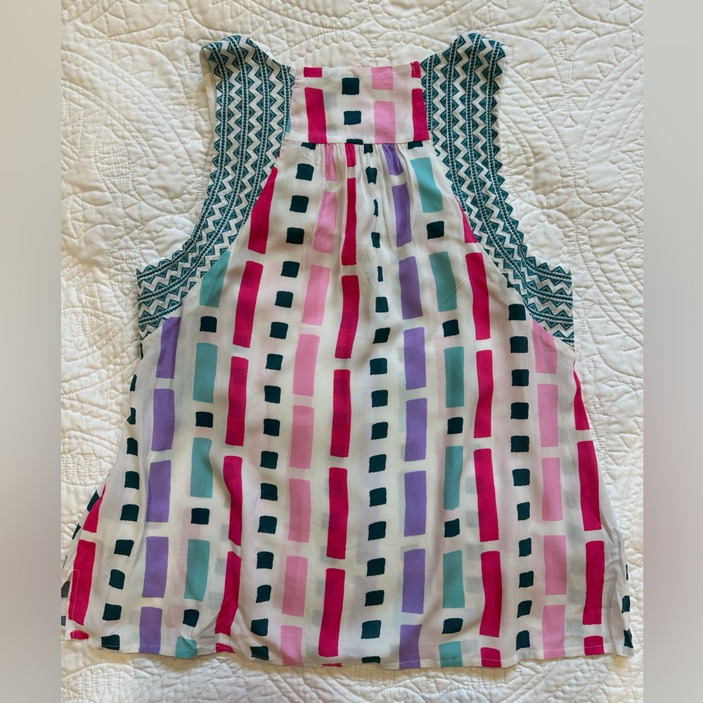 Savanna Jane Pink and Purple Blouse with Crochet Trim - Picture 2 of 4